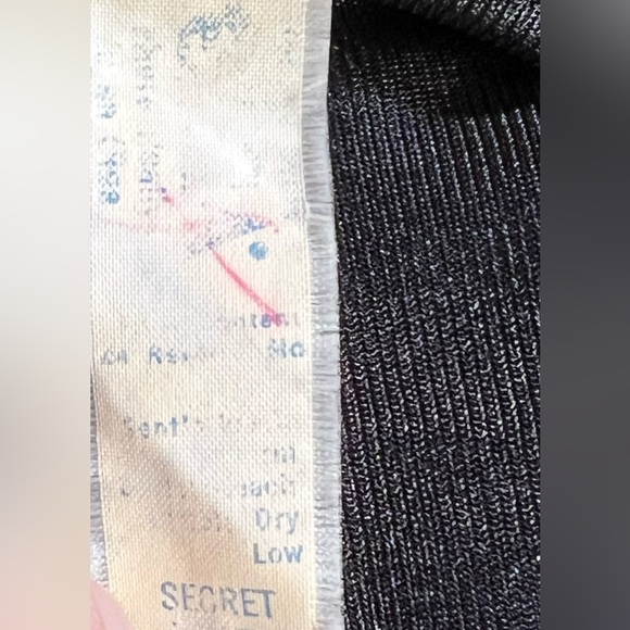 VINTAGE lace trim silky nylon half skirt dress slip lingerie sexy boudoir 80s - Picture 12 of 12